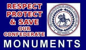 Protect Respect & Save Our Monuments Seal Blue - Bumper Sticker