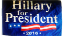 Hillary Clinton 3'x5' for President Flag