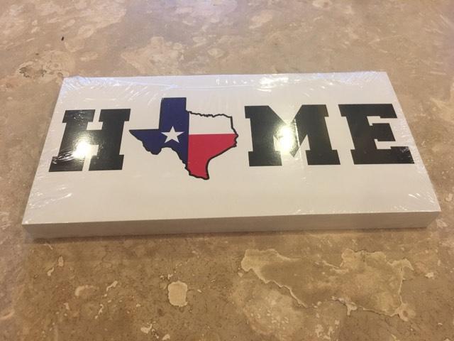 TEXAN HOME TEXAS FLAG STATE MAP BUMPER STICKER PACK OF 50 BUMPER STICKERS MADE IN USA WHOLESALE BY THE PACK OF 50!