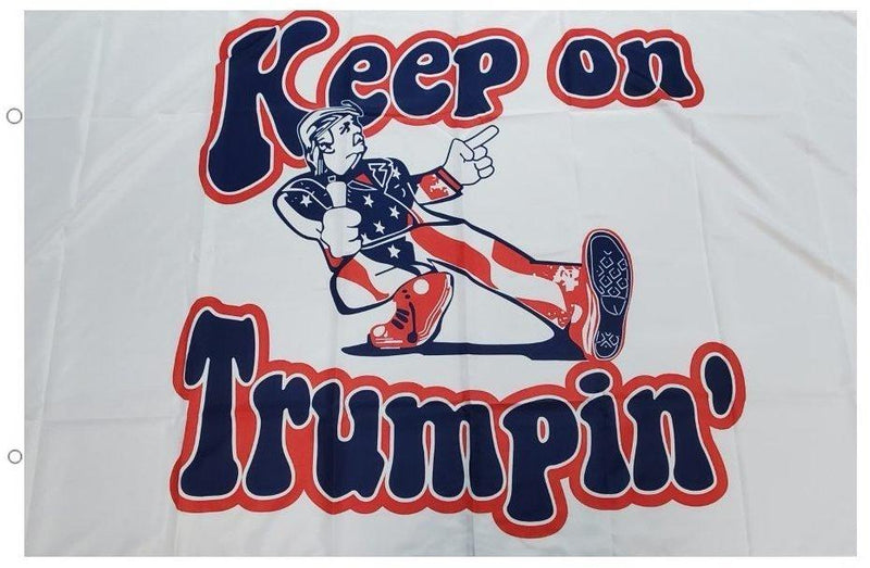 KEEP ON TRUMPIN' FLAG 100D ROUGH TEX ® 3'X5'