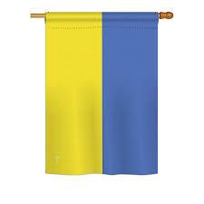 28"x48" Ukraine House Flag with Sleeve & Grommets Flag 100D Rough Tex ®