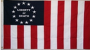 US Liberty or Death Hunter 3'x5' Embroidered Flag ROUGH TEX® Cotton