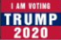 I Am Voting Trump 2020 12"x18" Flag ROUGH TEX® 100D