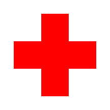 Red Cross 3'x5' Flag ROUGH TEX® 100D