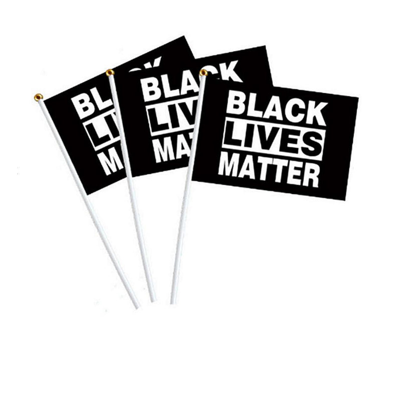 Black Lives Matter 12"X18" Stick Flags  - Rough Tex® 68D Nylon