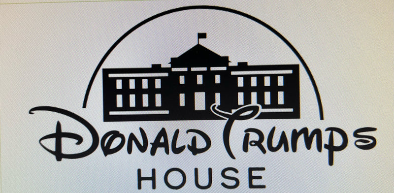 Donald Trumps House Disney Bumper Sticker