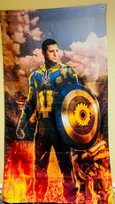 Volodymyr Zelenskyy Captain Ukraine Garden Flag ROUGH TEX® 100D With Sleeve 12"x18"