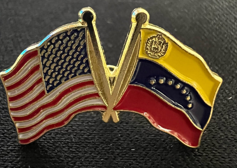 USA Venezuela Lapel Pin