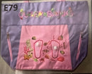 Outer Banks North Carolina Purple and Pink Large Beach Bag