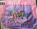 Outer Banks North Carolina Pink and Purple Large Beach Bag