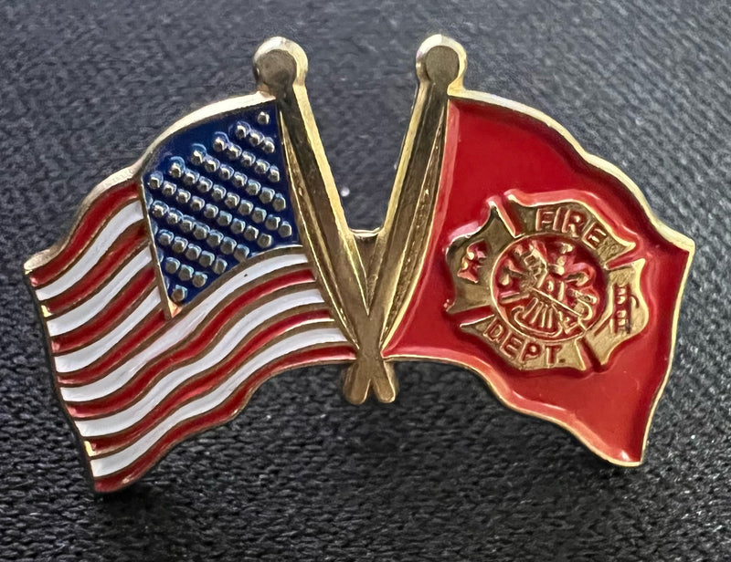 USA Fire Department Lapel Pin