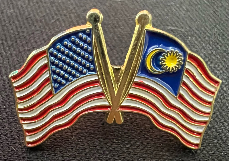 USA Malaysia Lapel Pin