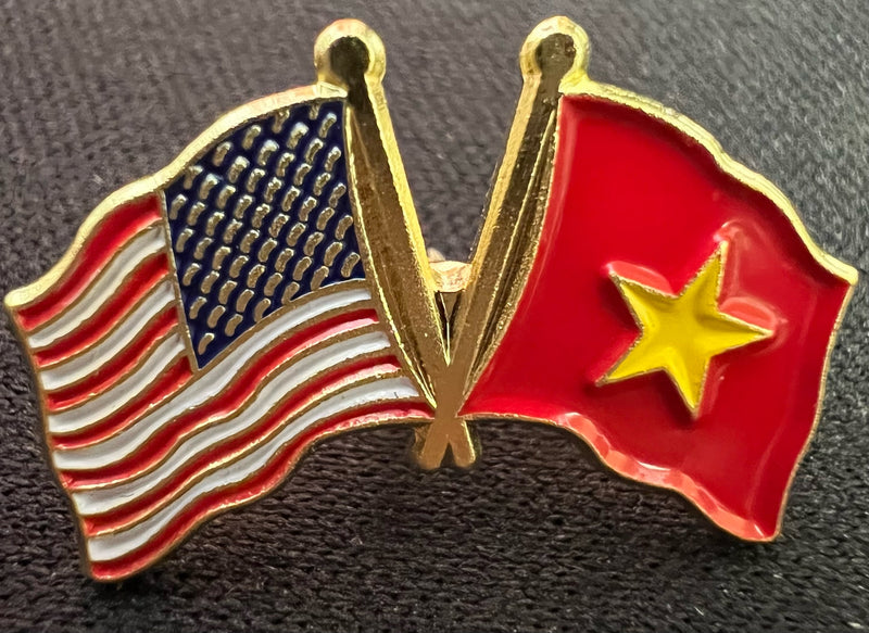 USA Vietnam Lapel Pin