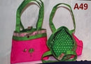 South Carolina Ribbon Paisley Embroidered Beach Bags