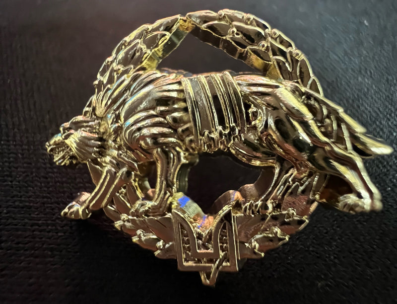 Ukraine Special Forces Lapel Pin Wolf