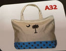 South Carolina Polkadot Bottom Beach Bags Canvas