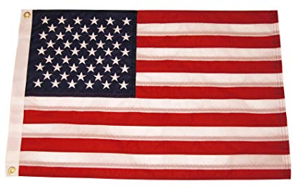 American Boat Flag 12x18in Double-Sided 100D