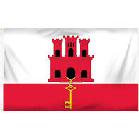 Gibraltar - 12''X18'' Flag With Grommets Rough Tex® 68D