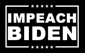 Impeach Biden Black 3'x5' Flag ROUGH TEX® 68D Nylon