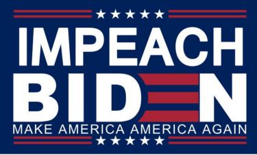 Impeach Biden Make America America Again 3'x5' Flag ROUGH TEX® 68D Nylon