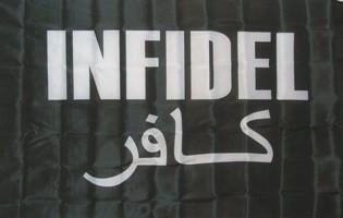 Infidel 2X3' 100D Flag FLAGS BY THE DOZEN WHOLESALE PER DESIGN!