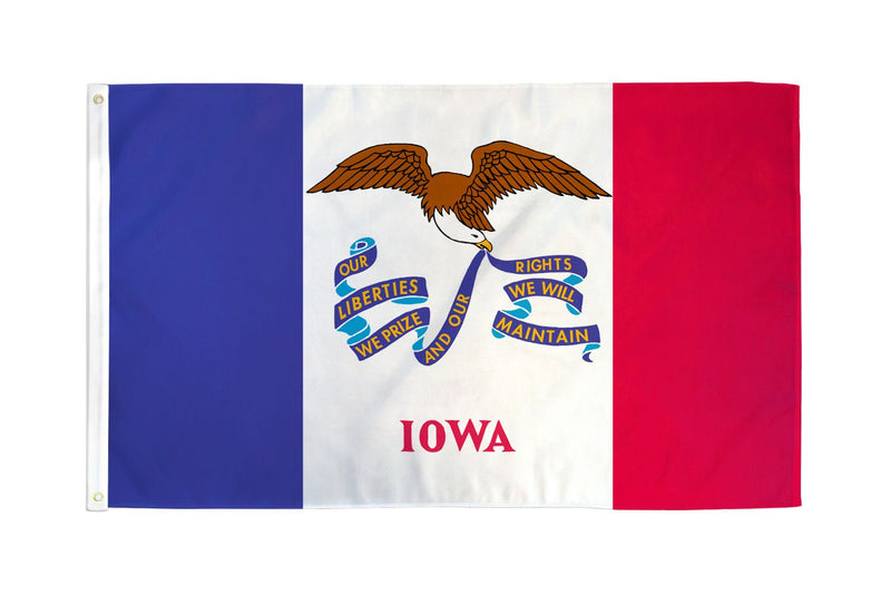 Iowa 5'x8' State Flag ROUGH TEX® 68D