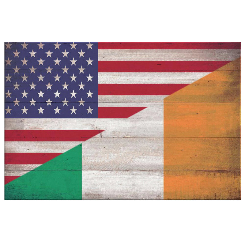 3'X5' 100D IRELAND AMERICAN FLAG