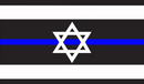 Israeli Police Israel Flag Blue Lives Matter 100D 3x5 Feet