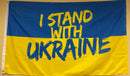 I Stand With Ukraine Official Flags 3'x5' 100D Rough Tex grommets
