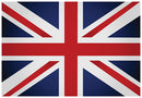 UK Flag with Grommets 12'X18' Rough Tex® 100D