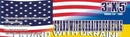 3'X5' I Stand With Ukraine USA American Flag 100D Rough Tex ®
