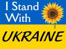 I Stand With Ukraine Sunflower 3'X5' Flag Rough Tex® 100D Ukrainian American Supporter Flags USA