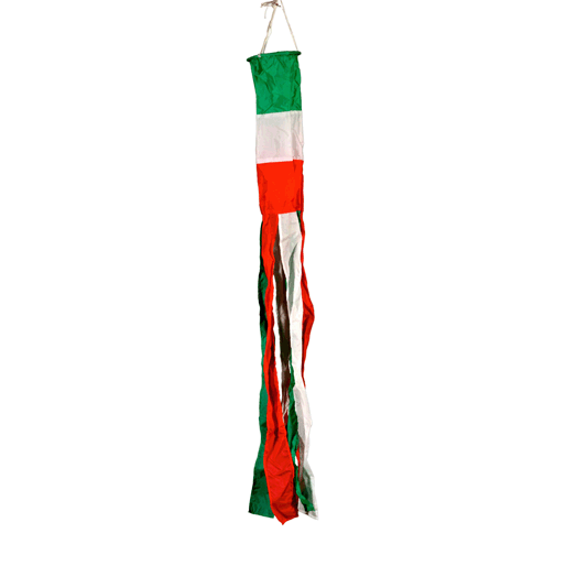 Italy Windsock 5.5" X 60" Italian Flag Windsocks