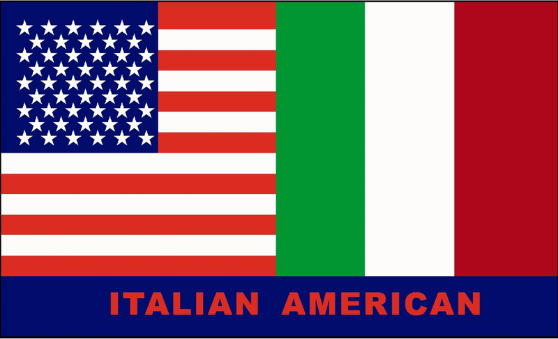 Italian American 3'x5' Flag ROUGH TEX® 68D Nylon