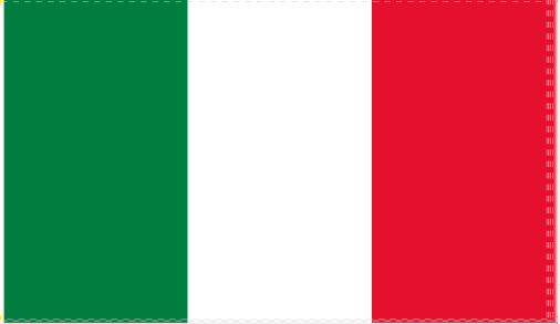 Italy 12"x18" Car Flag Flag ROUGH TEX® Double Sided