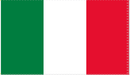 Italy 12"x18" Stick Flag ROUGH TEX® 100D Italian