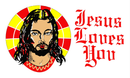 Jesus Loves You 3'x5' Flag ROUGH TEX® 68D Nylon