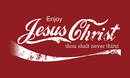 Enjoy Jesus Christ Thou Shalt Never Thirst 3'x5' Flag ROUGH TEX® 68D Nylon Christian Banner