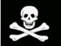 Jolly Roger Pirate 3'x5' Embroidered Flag ROUGH TEX® Cotton