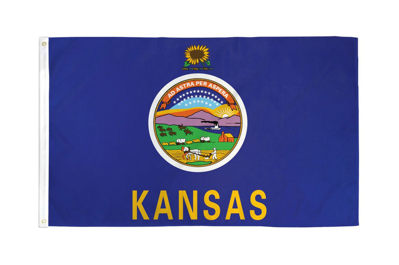 Kansas 4'x6' State Flag ROUGH TEX® 68D