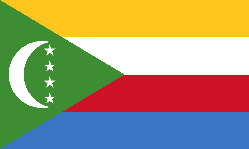 Comoros Flag 3x5ft Poly