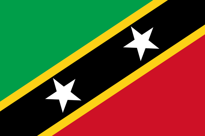 Saint Kitts And Nevis Flag 3x5ft Poly