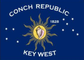 Conch Republic 1828 Key West 3'X5' Flag ROUGH TEX® 100D