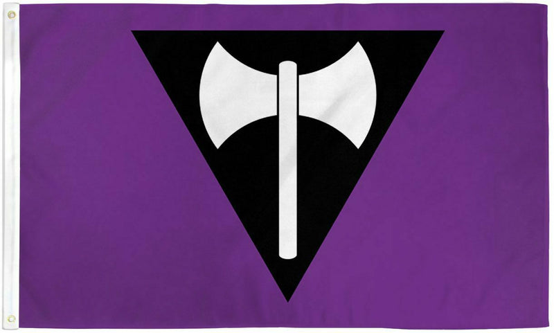 Lesbian Labrys Pride Flag 3’X5’ 68D NYLON