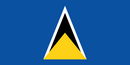 Saint Lucia Flag 3x5ft Poly
