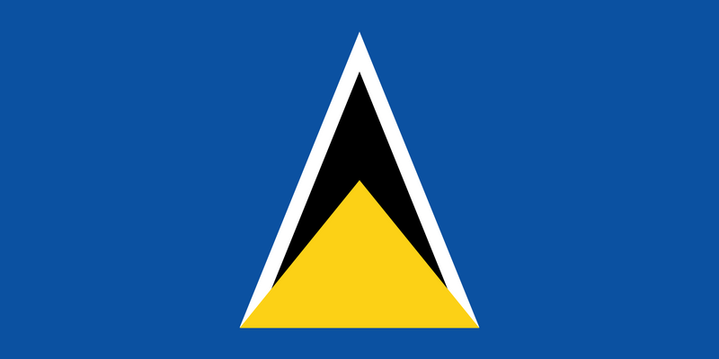 Saint Lucia Flag 3x5ft Poly