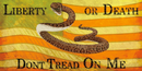 LIBERTY OR DEATH DONT TREAD ON ME VINTAGE AMERICAN FLAG USA 3X5 Feet 1776 100D ROUGH TEX