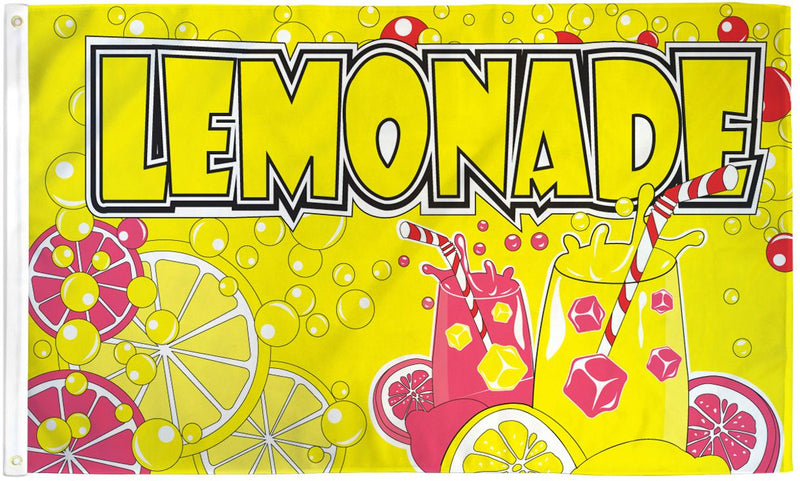 Lemonade Flag 3'X5' Rough Tex® Polyester