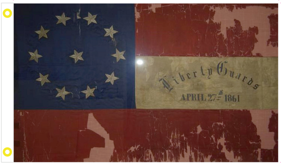 22nd Mississippi Liberty Guards Stars and Bars 3'X5' Flag Rough Tex® 100D