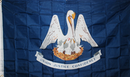 Louisiana 3'X5' Embroidered Flag ROUGH TEX® 300D Nylon